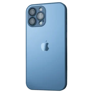 Sierra Blue AG Premium Glass Case (only iPhone 13 Series)