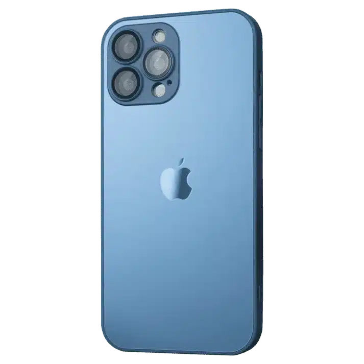 Sierra Blue AG Premium Glass Case (only iPhone 13 Series)