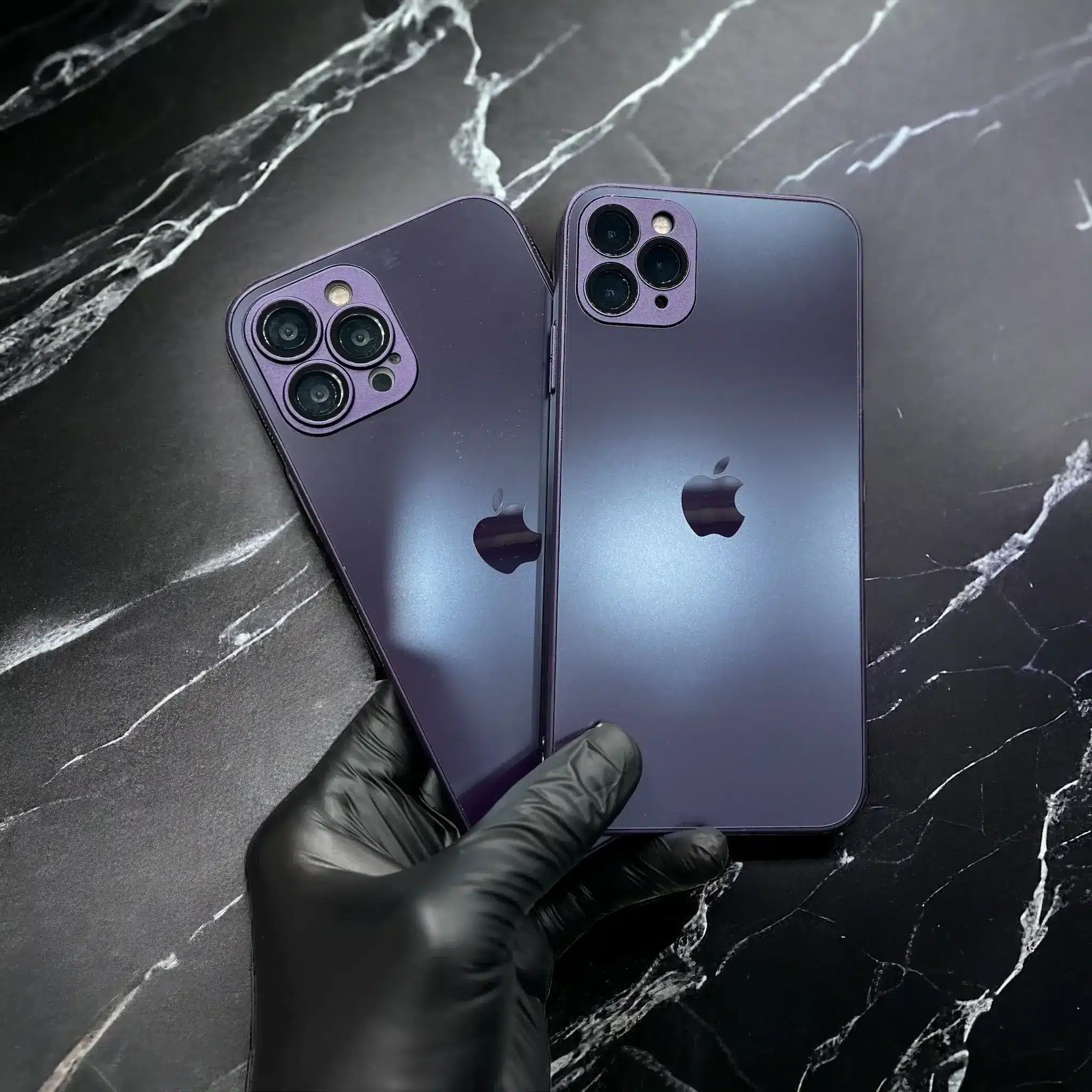 Deep Purple AG Premium Glass Case (only iPhone 14 Series)